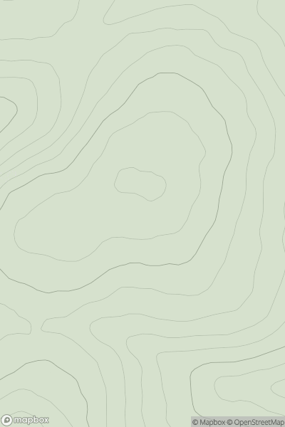 Thumbnail image for Carn Dearg [Inverness to Strathspey] showing contour plot for surrounding peak